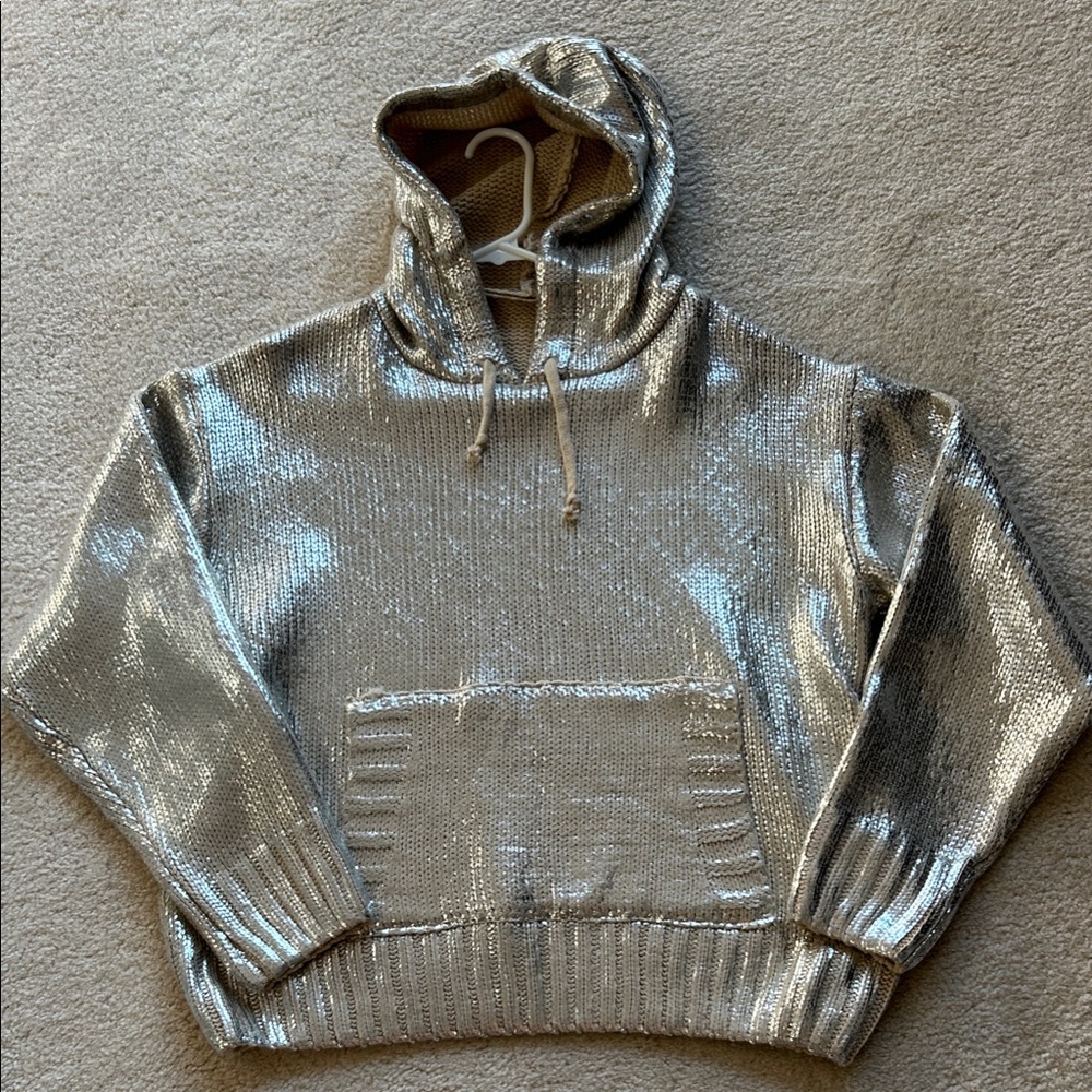 Shimmering Silver Hoodie